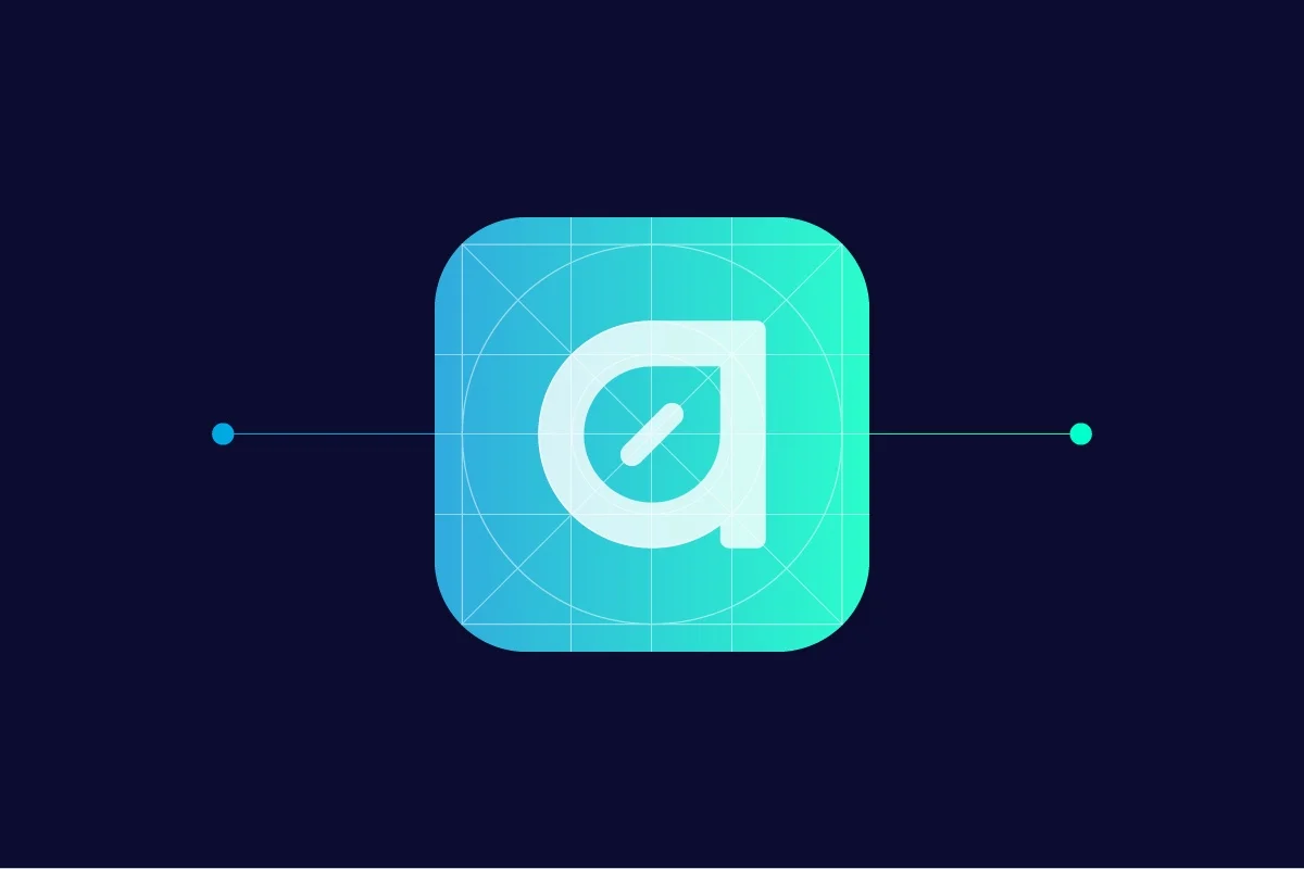 Appteka — иконка приложения на модульной сетке