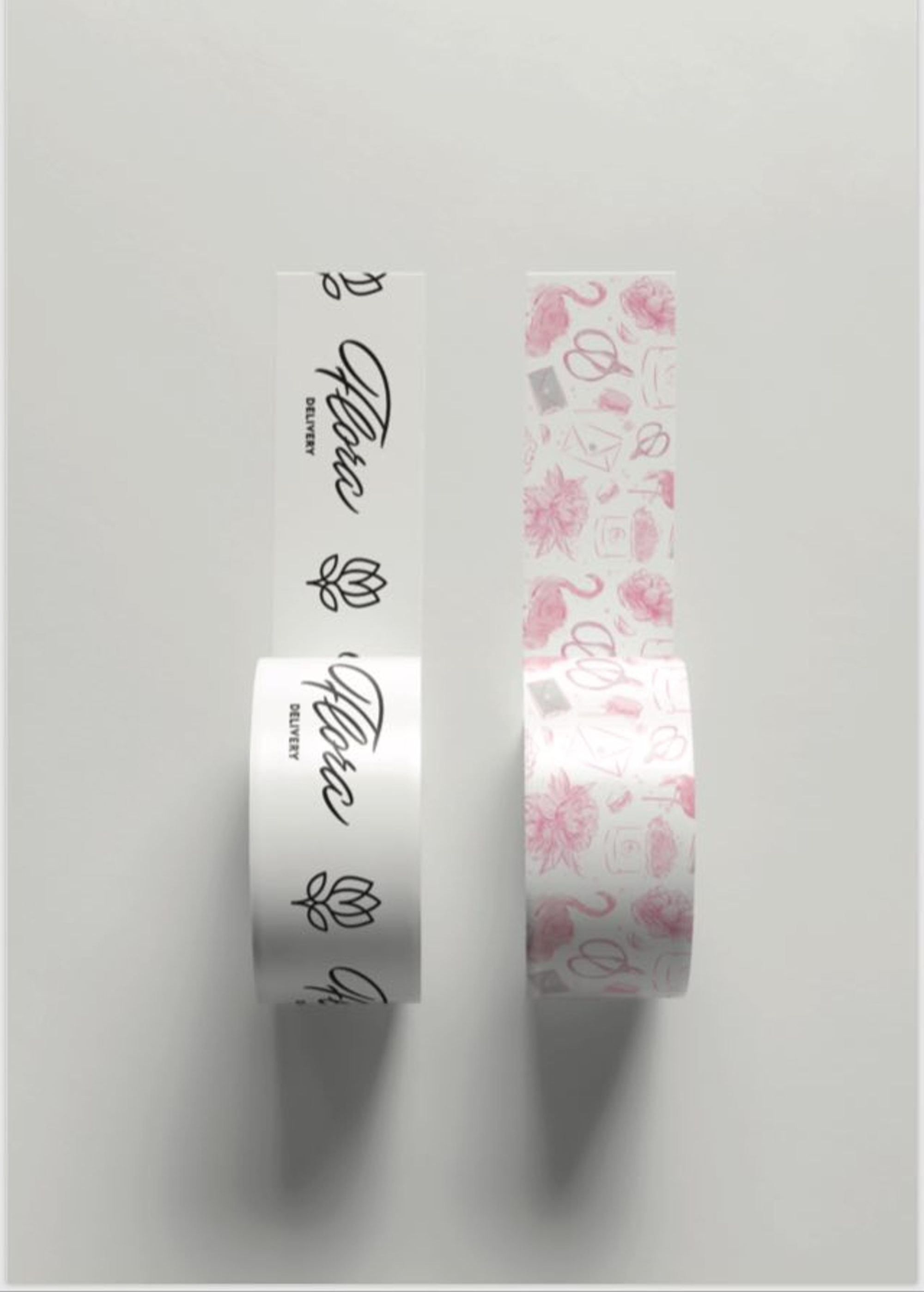 Брендированный скотч Flora Delivery