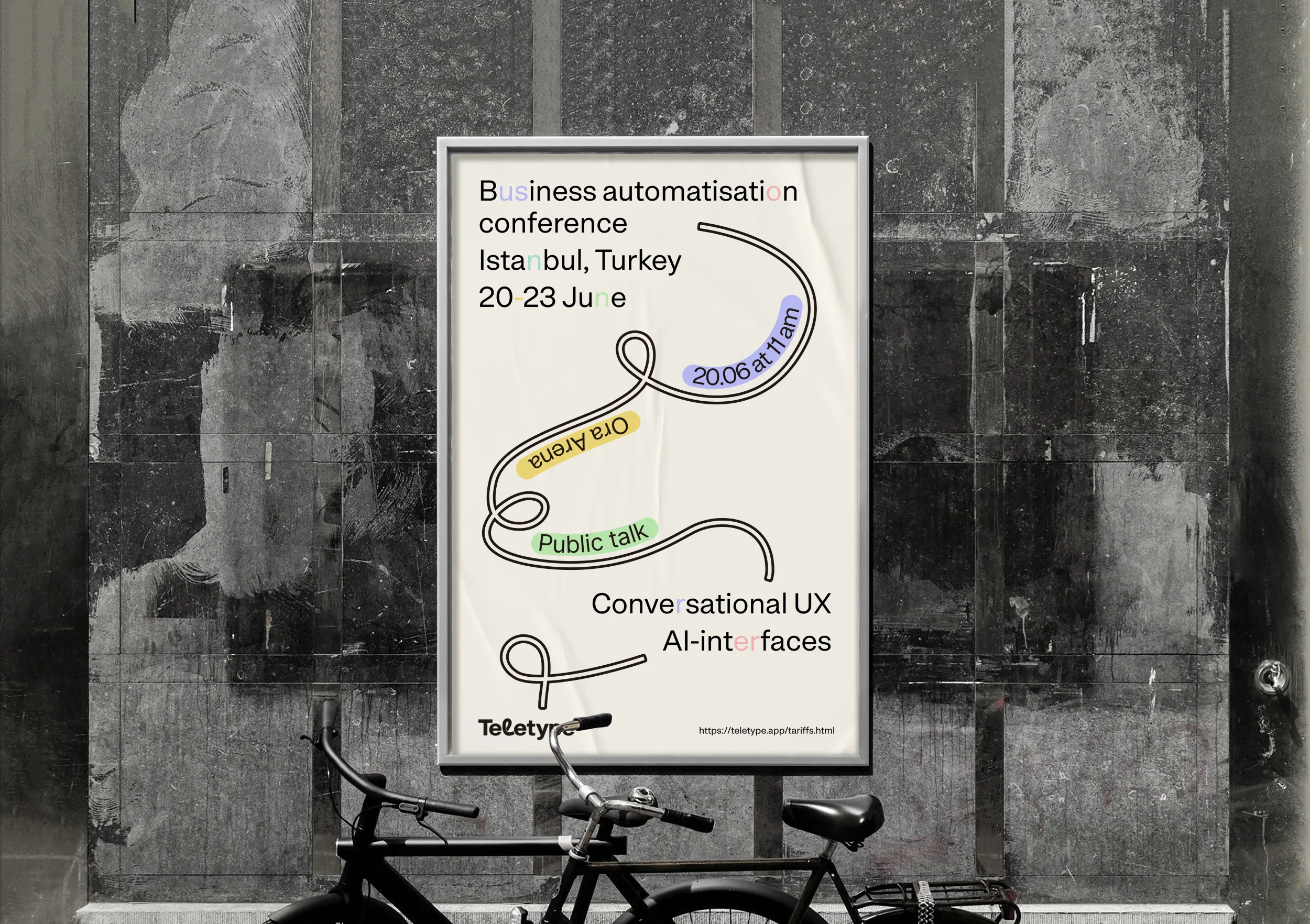 Постер конференции Teletype